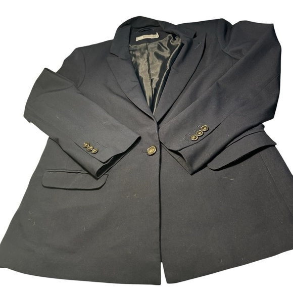 ASOS Black Suit Jacket  Blazer Womens Sz 2 - Picture 7 of 15